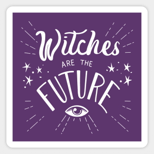 Witches are the Future on front + WW logo on back Magnet